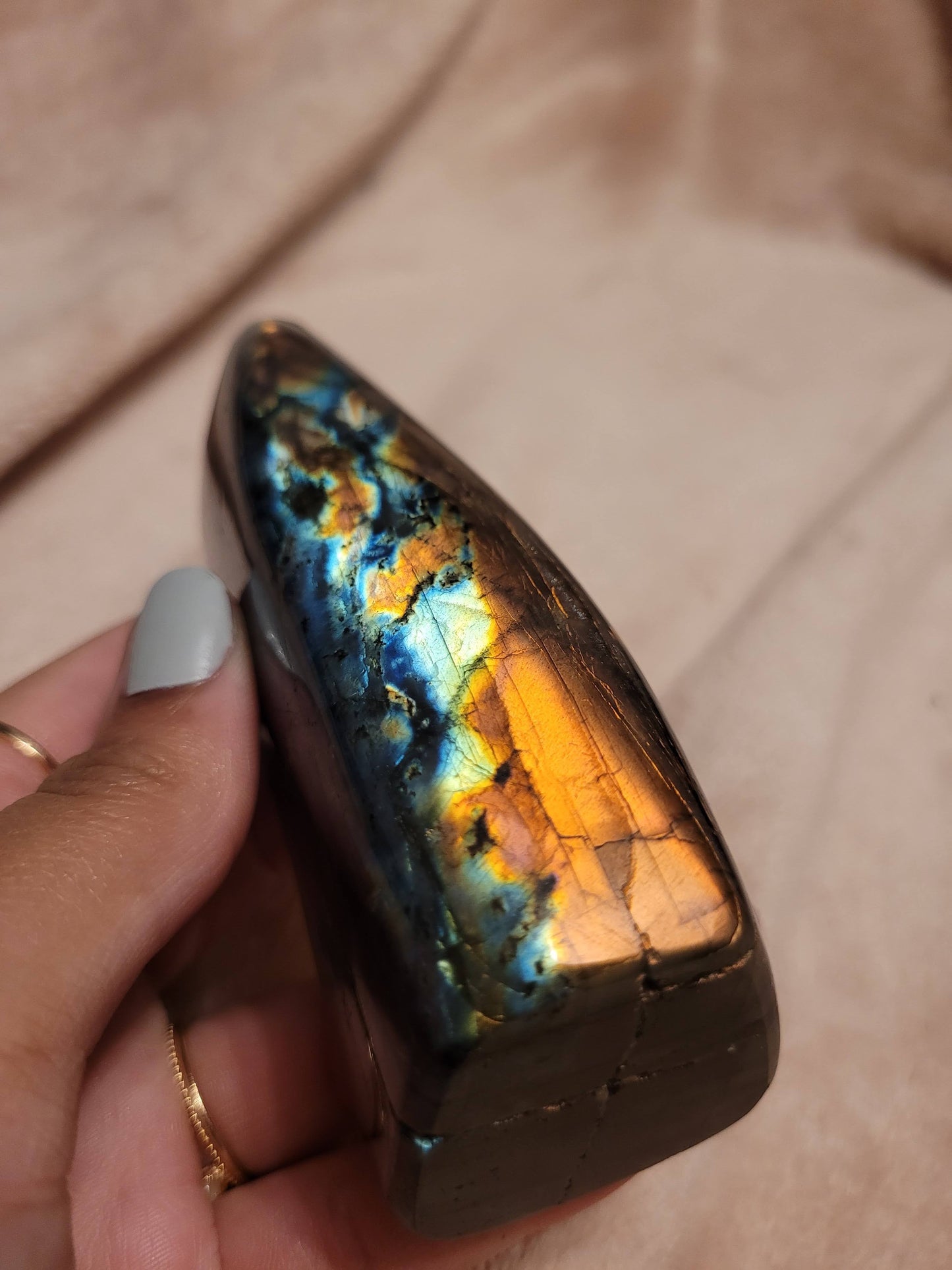 High quality Labradorite freeform