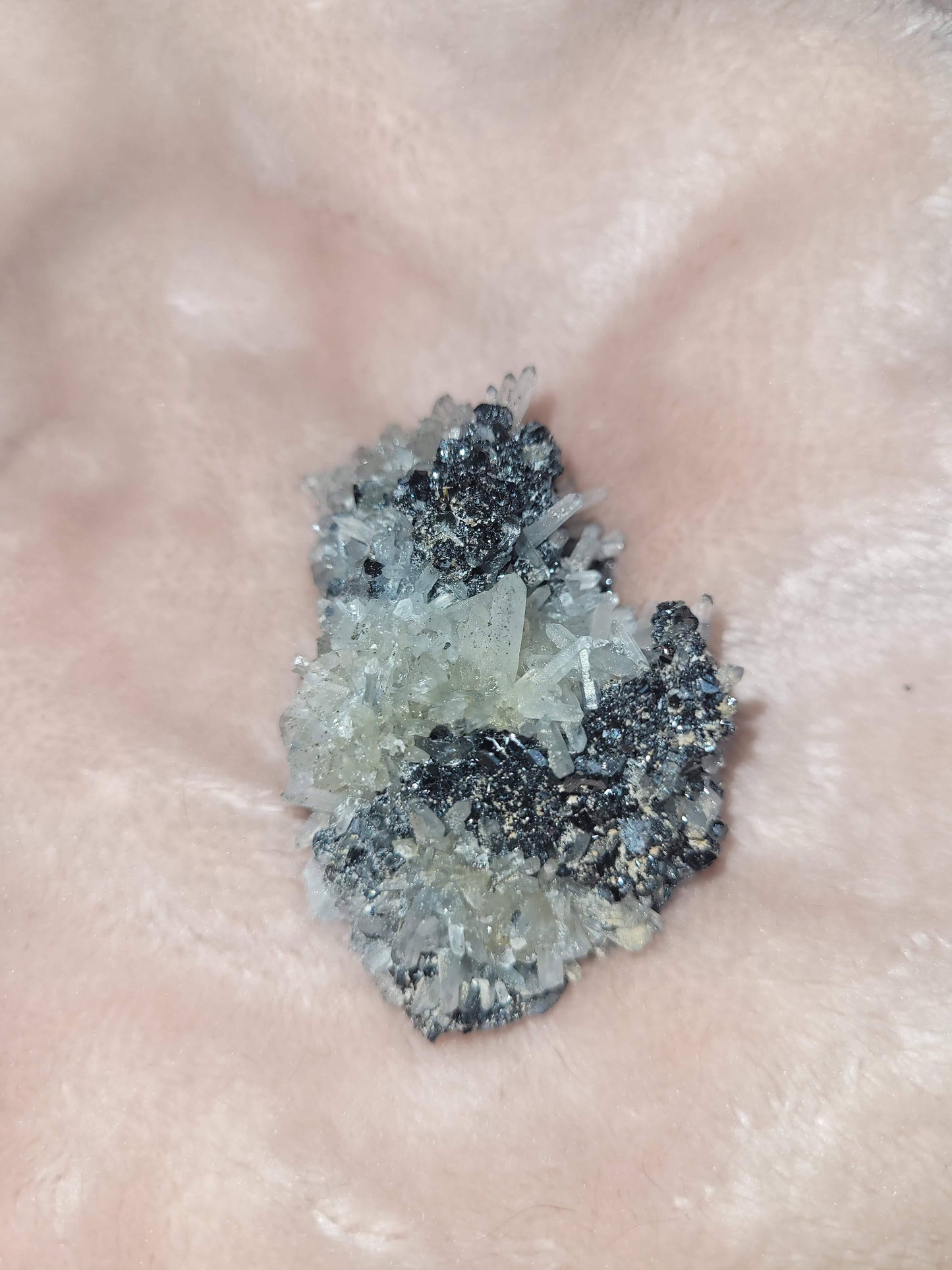 Needle Quartz, Pyrite & Sphalerite Raw