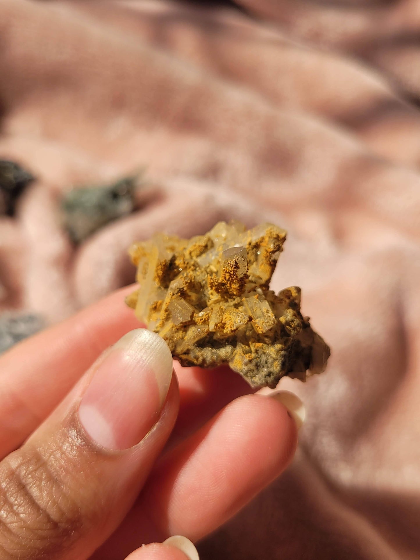 Raw Clear Quartz & Siderite