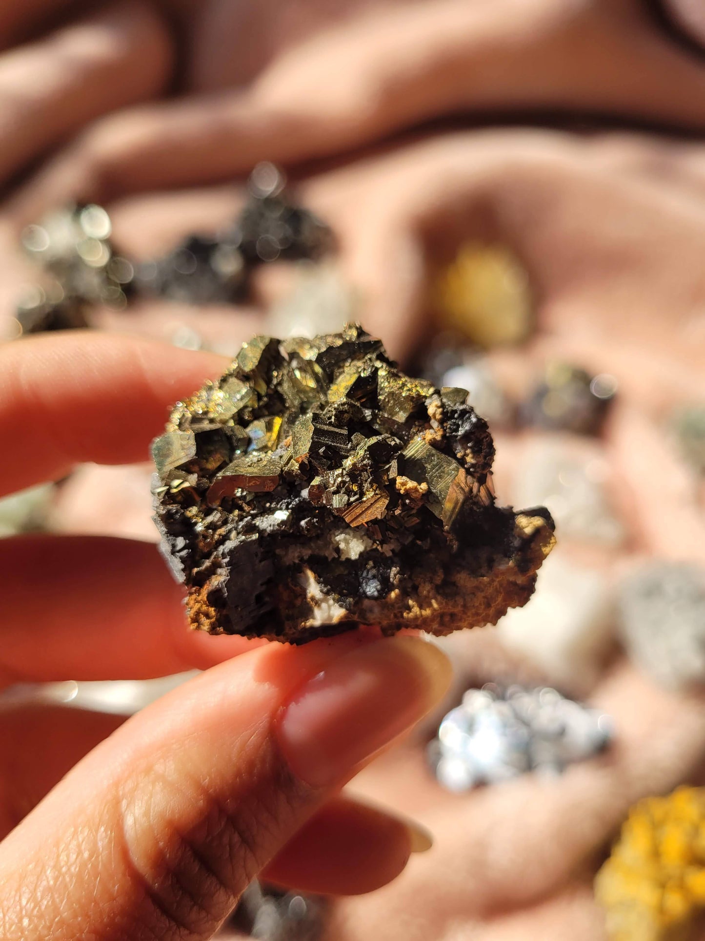 Pyrite, Galena & Siderite Raw