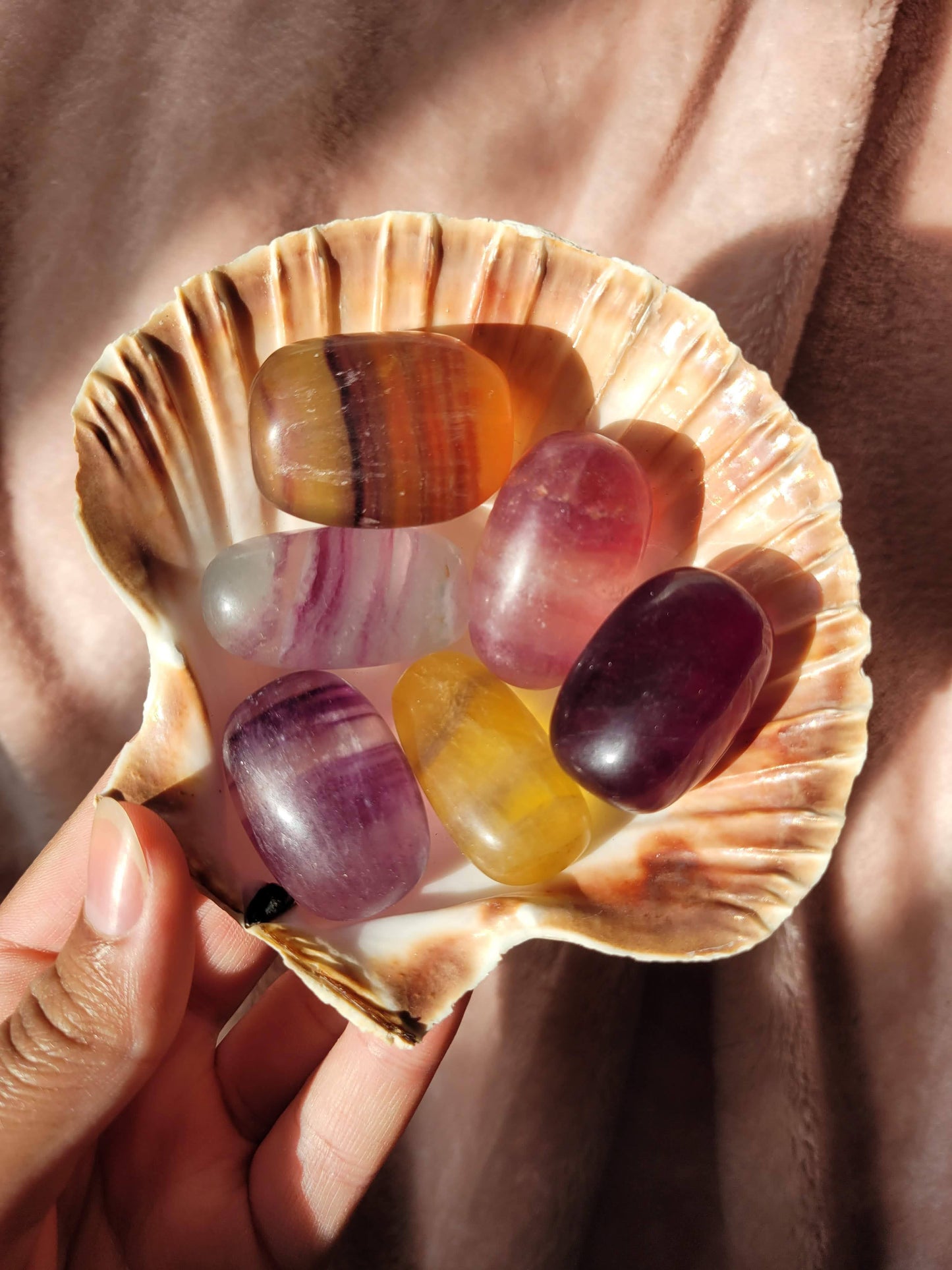 Candy Fluorite tumble