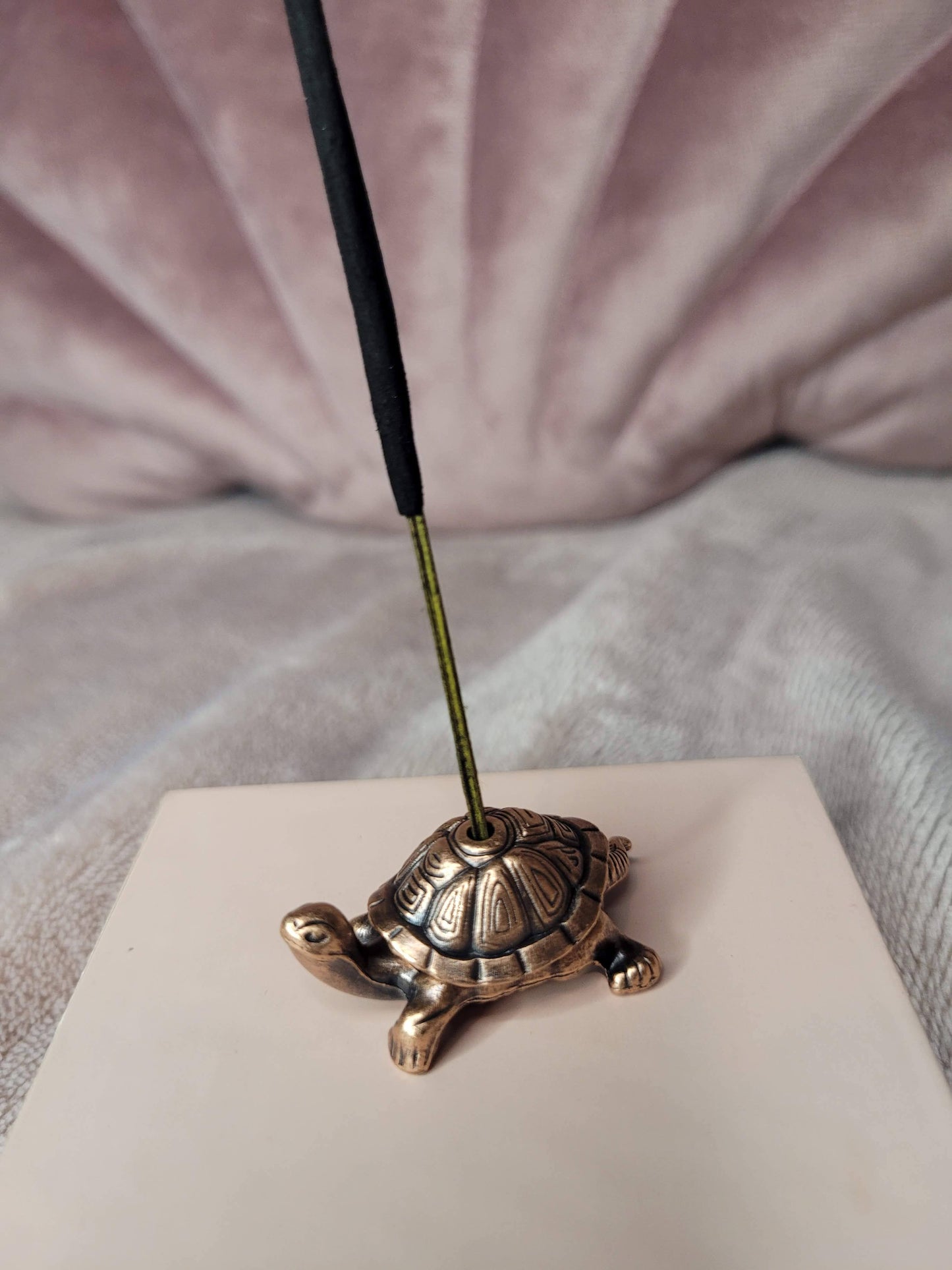 Turtle incense holder