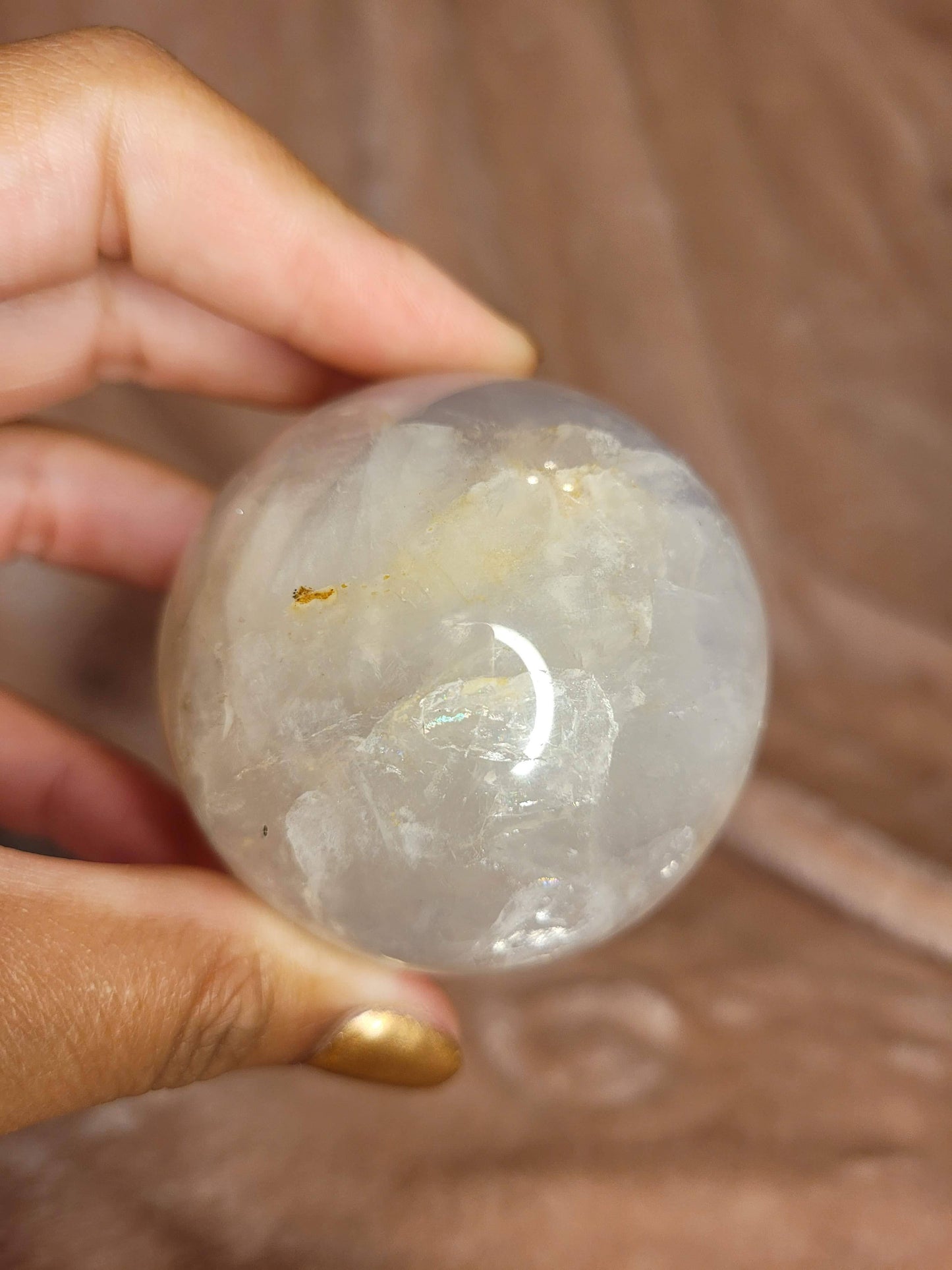Blue Rose Quartz Sphere