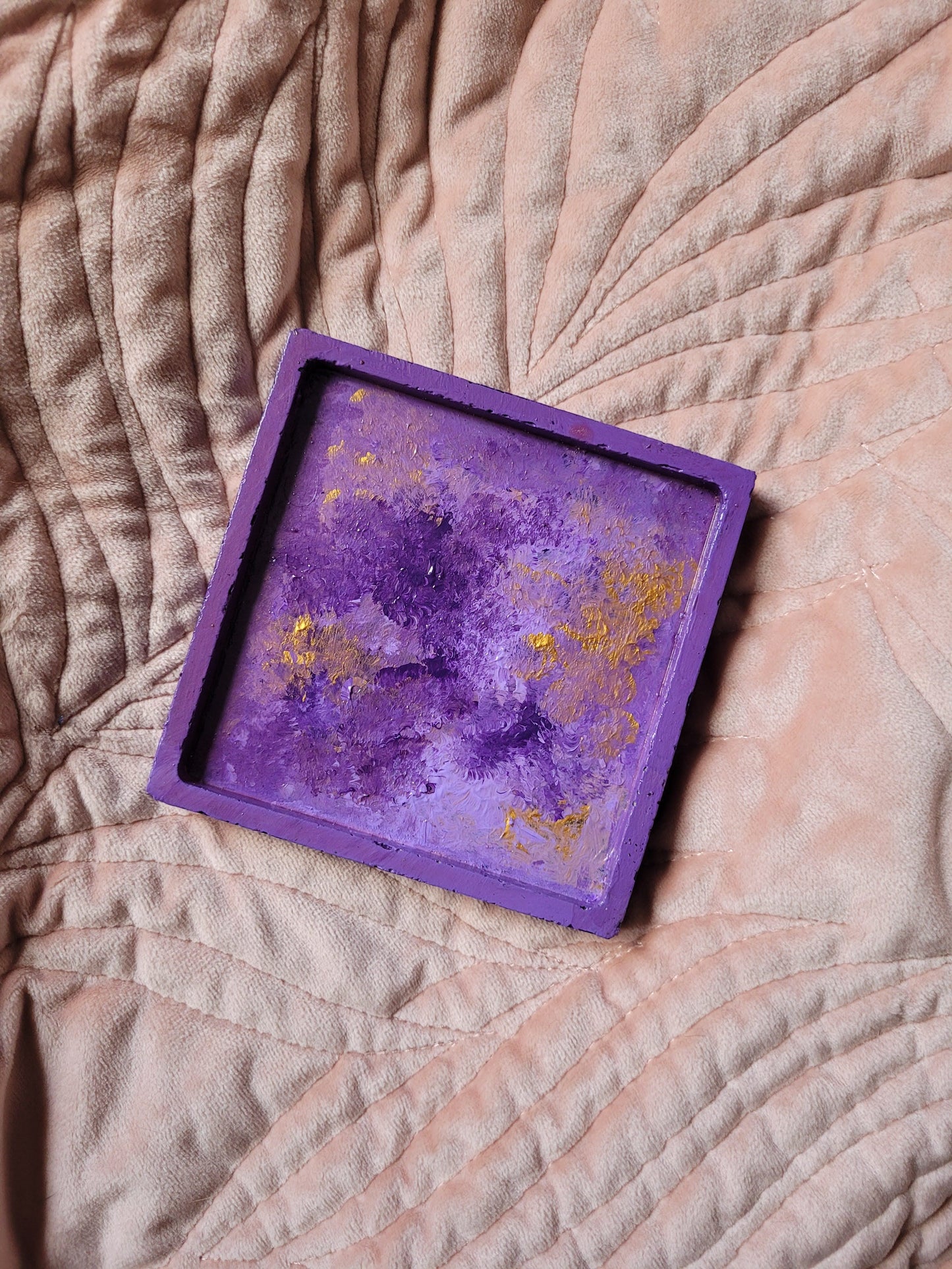 Royal purple trinket dish