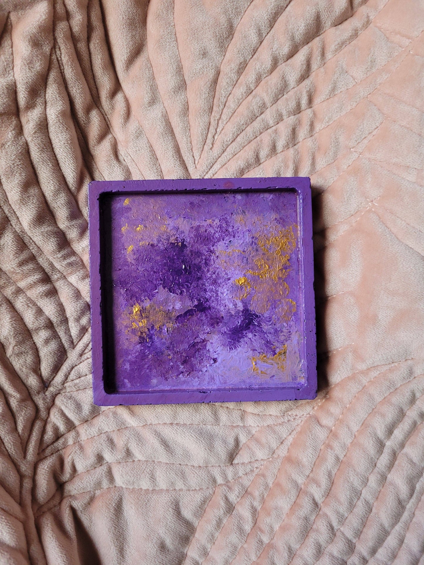 Royal purple trinket dish