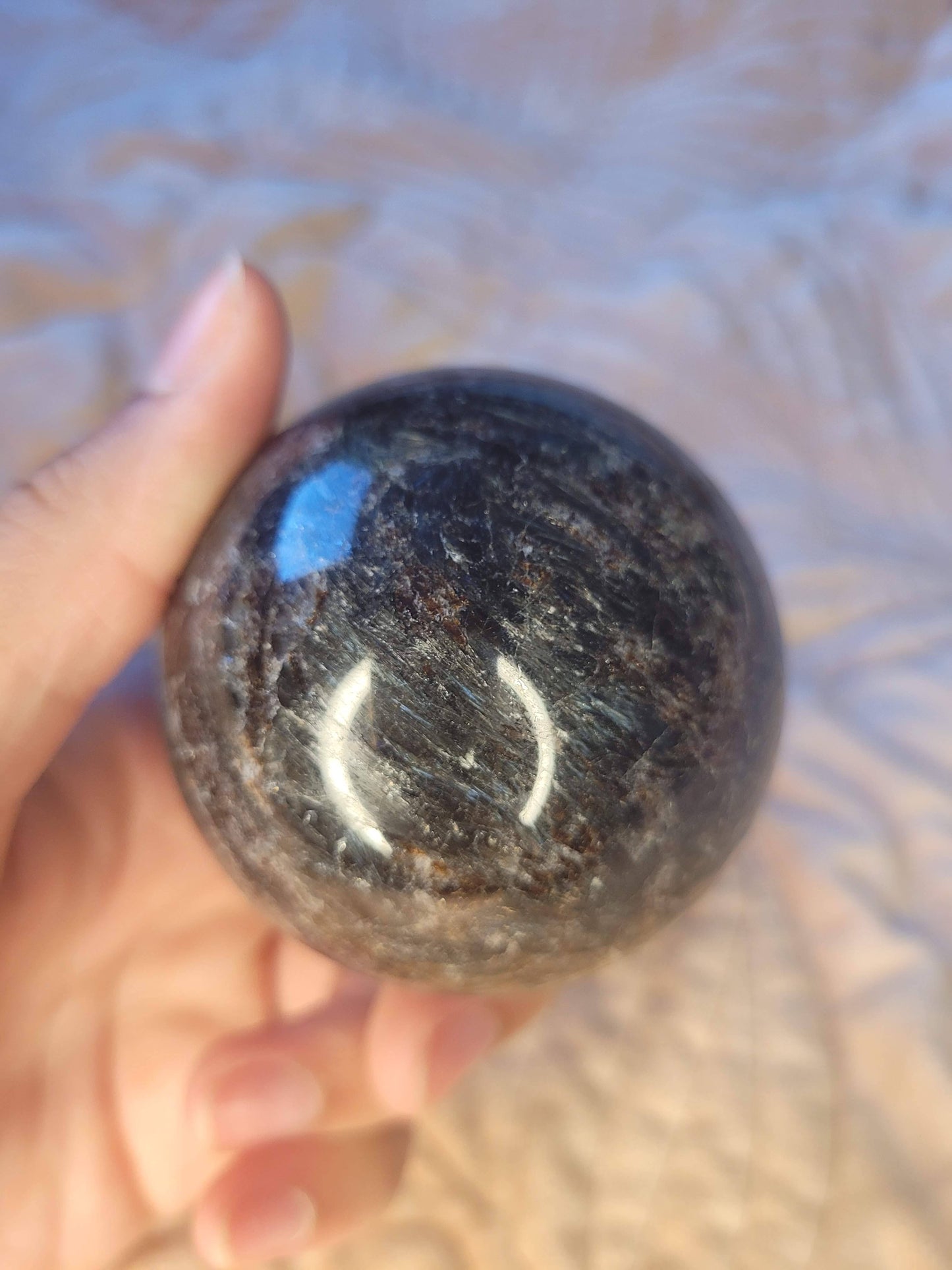 Arfvedsonite Sphere