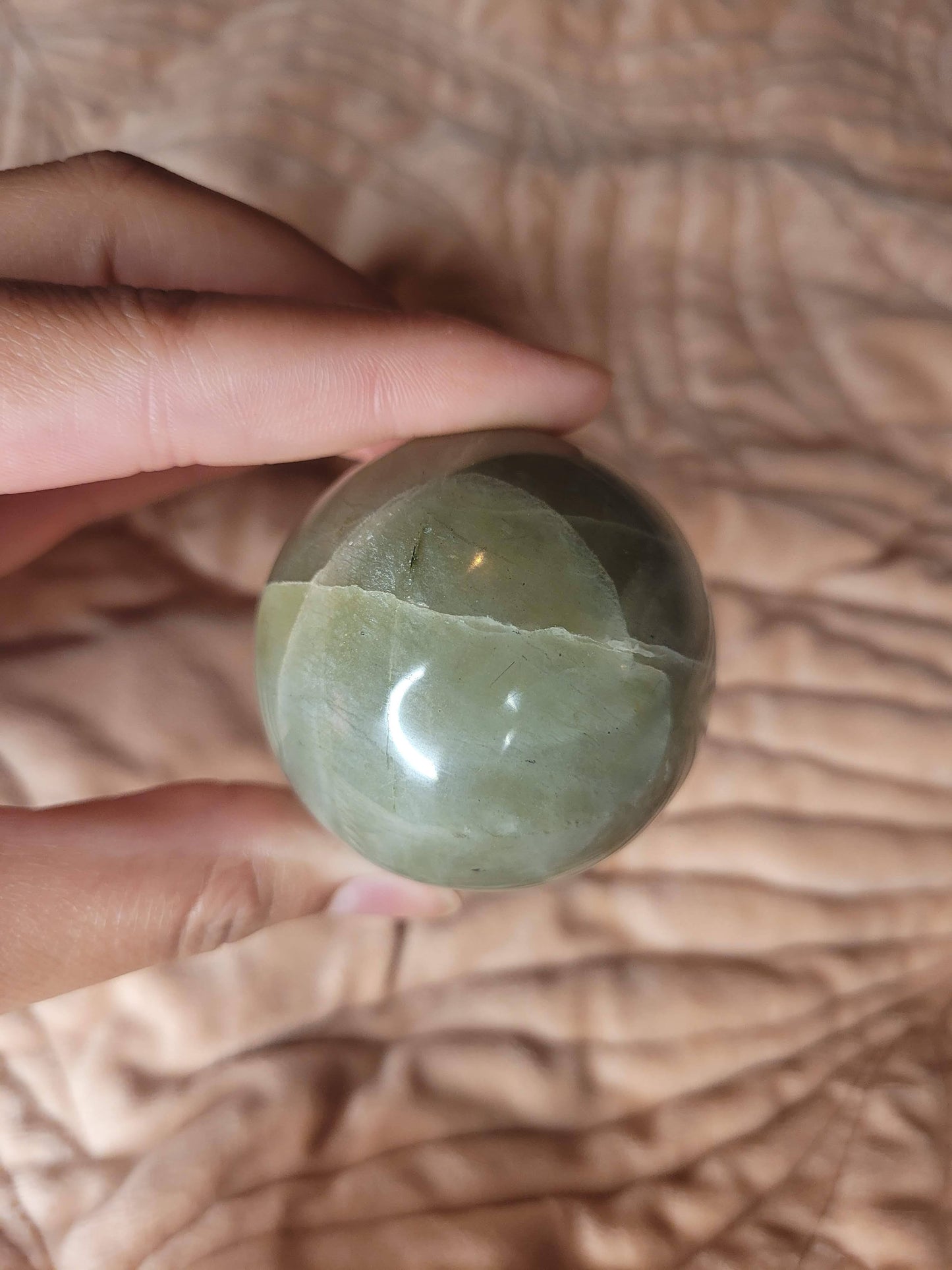 Green Moonstone Sphere