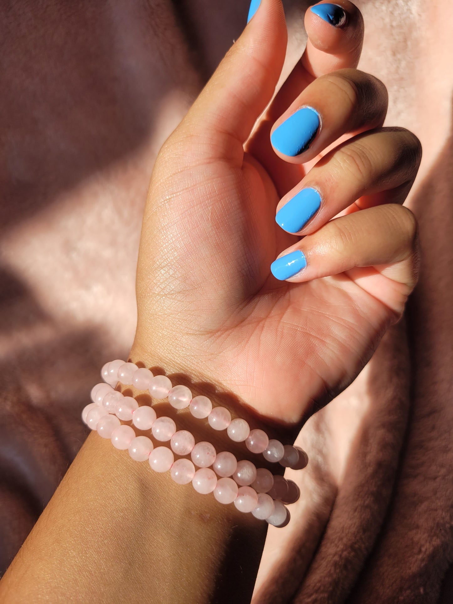 Rose Quartz bead bracelet