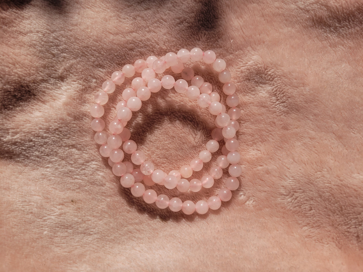 Rose Quartz bead bracelet