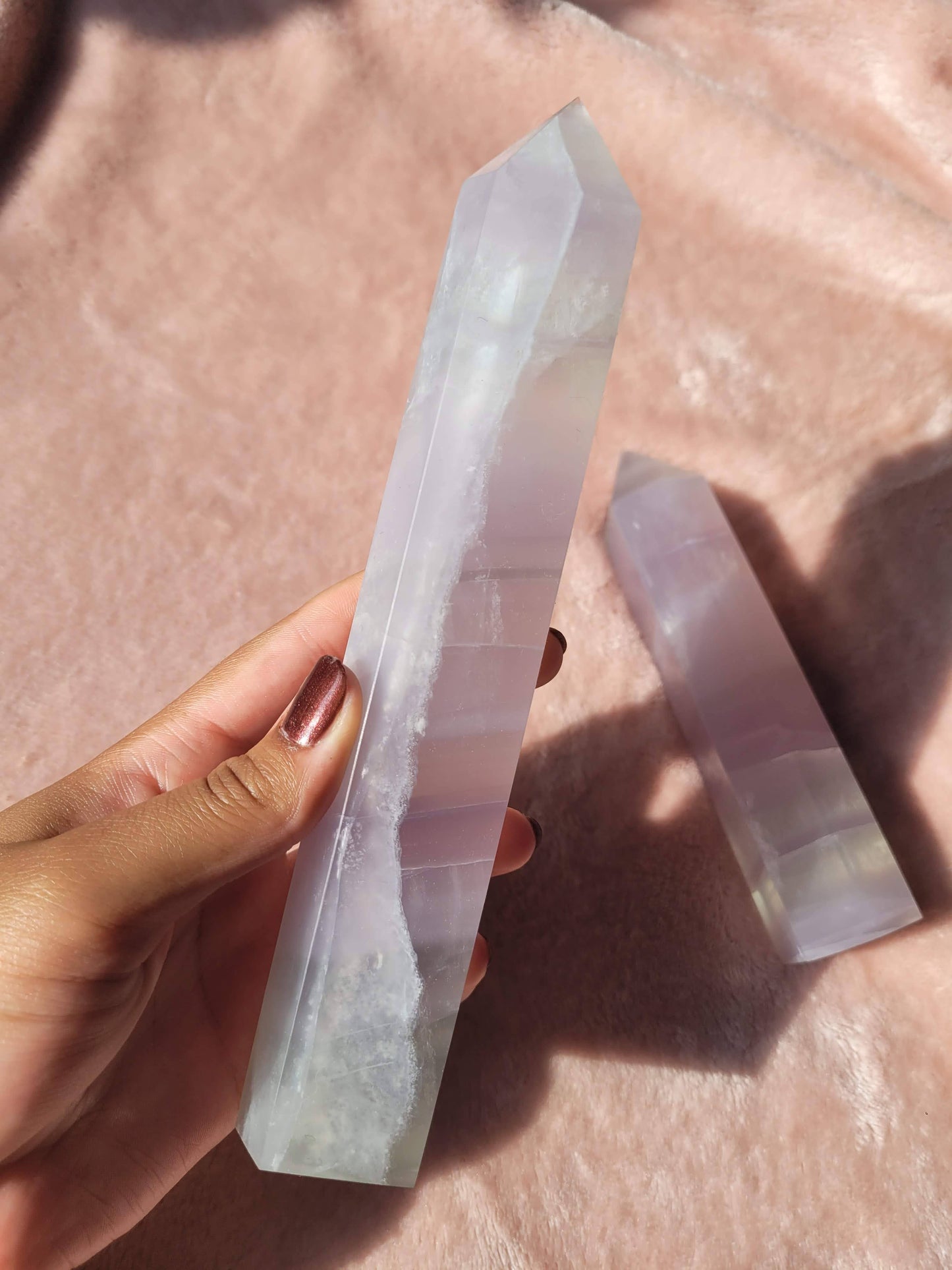 Lavender Fluorite Tower