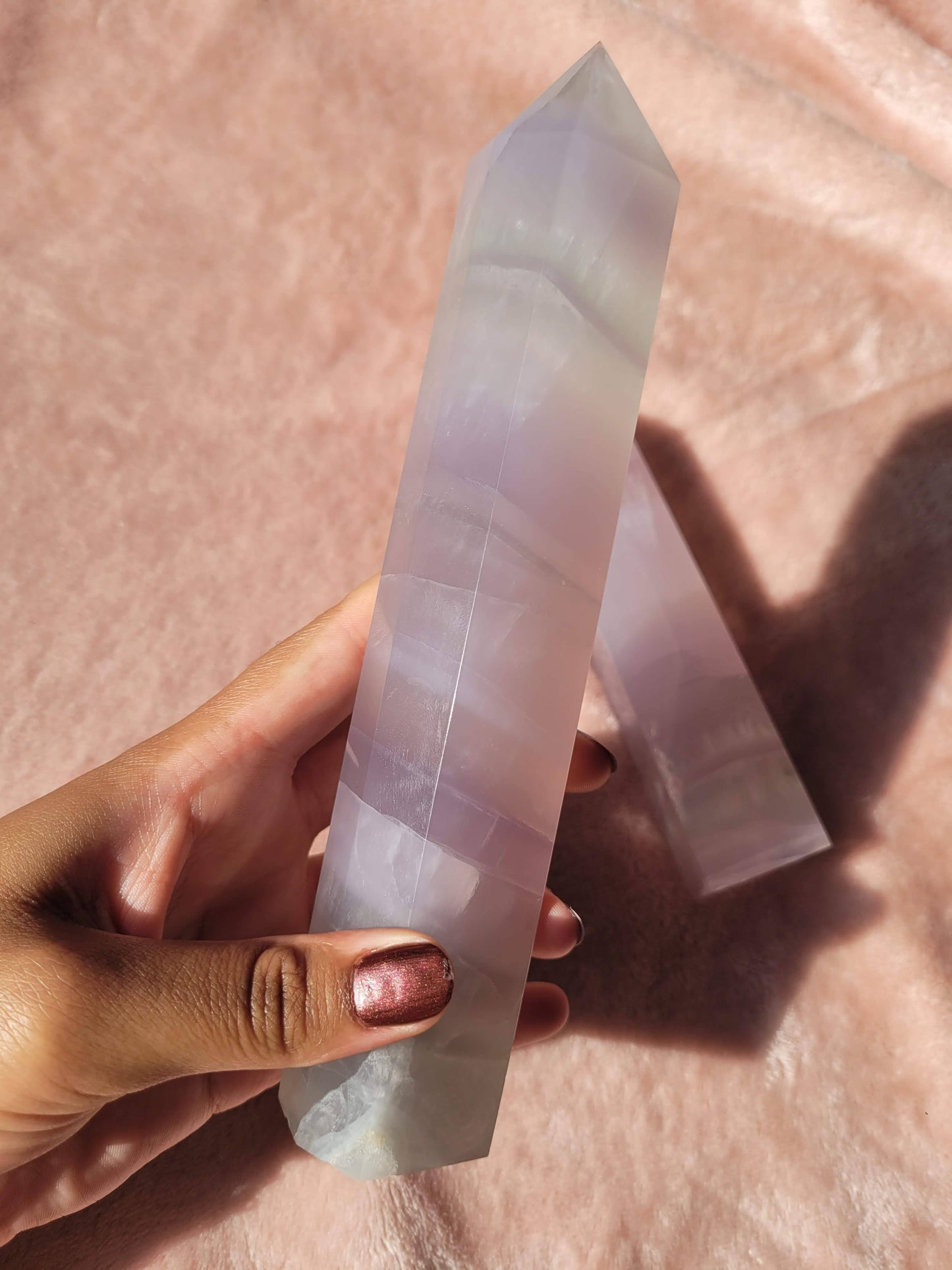 Lavender Fluorite Tower