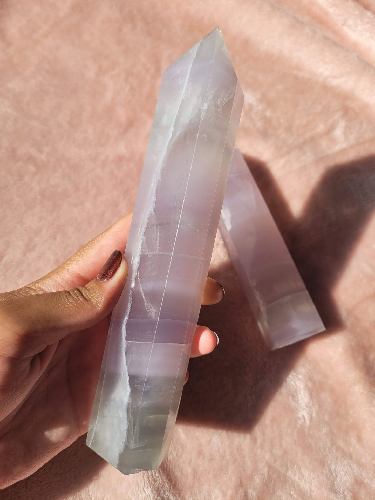 Lavender Fluorite Tower