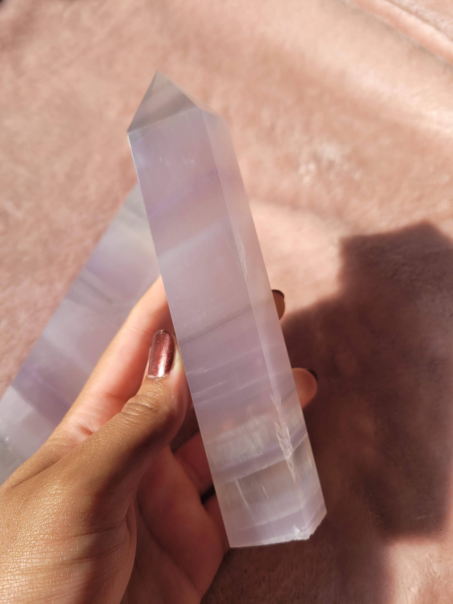 Lavender Fluorite Tower