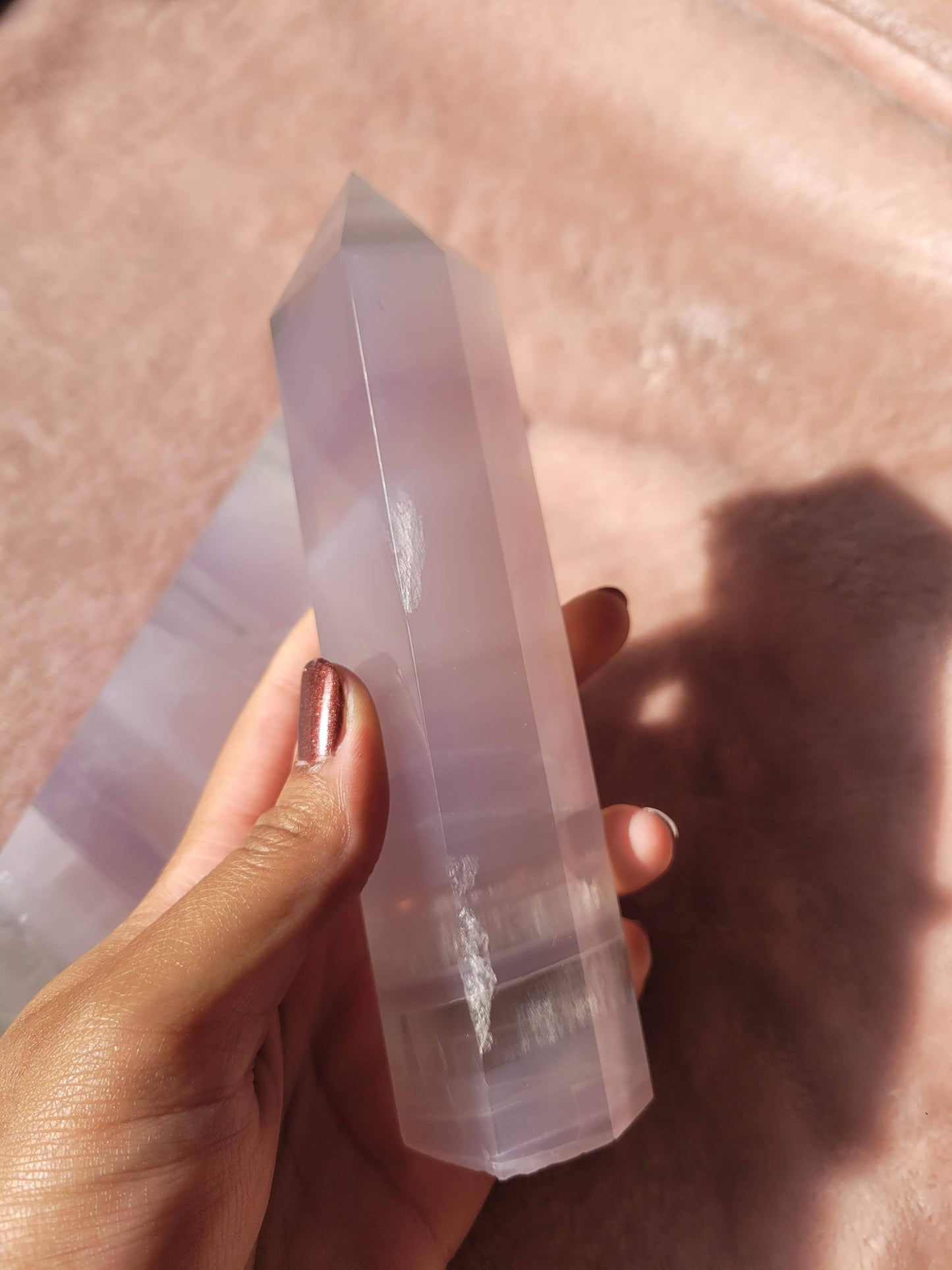 Lavender Fluorite Tower