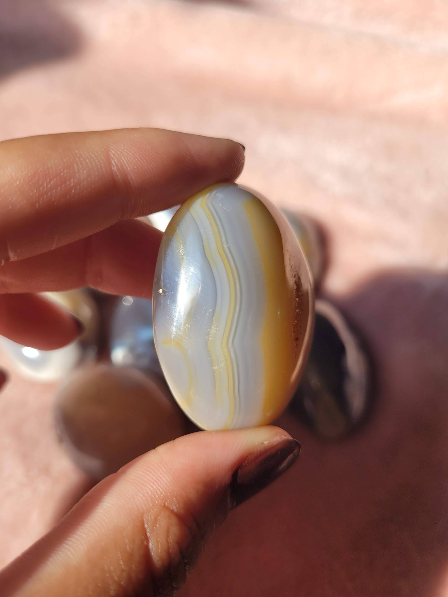 Orca Agate calm palm D