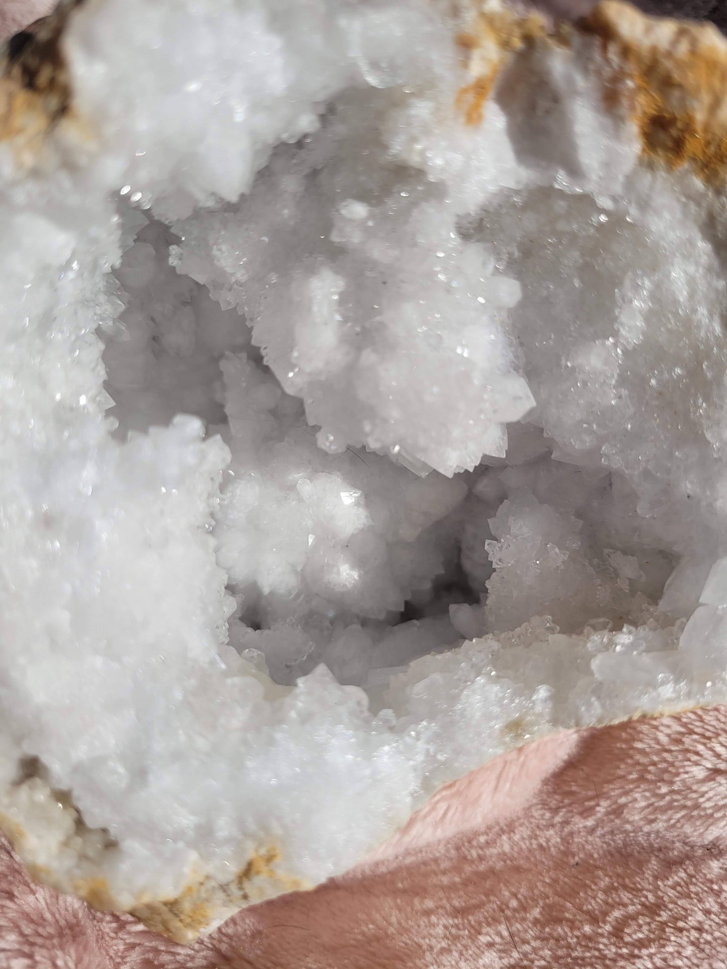 Cloud Clear Quartz Geode
