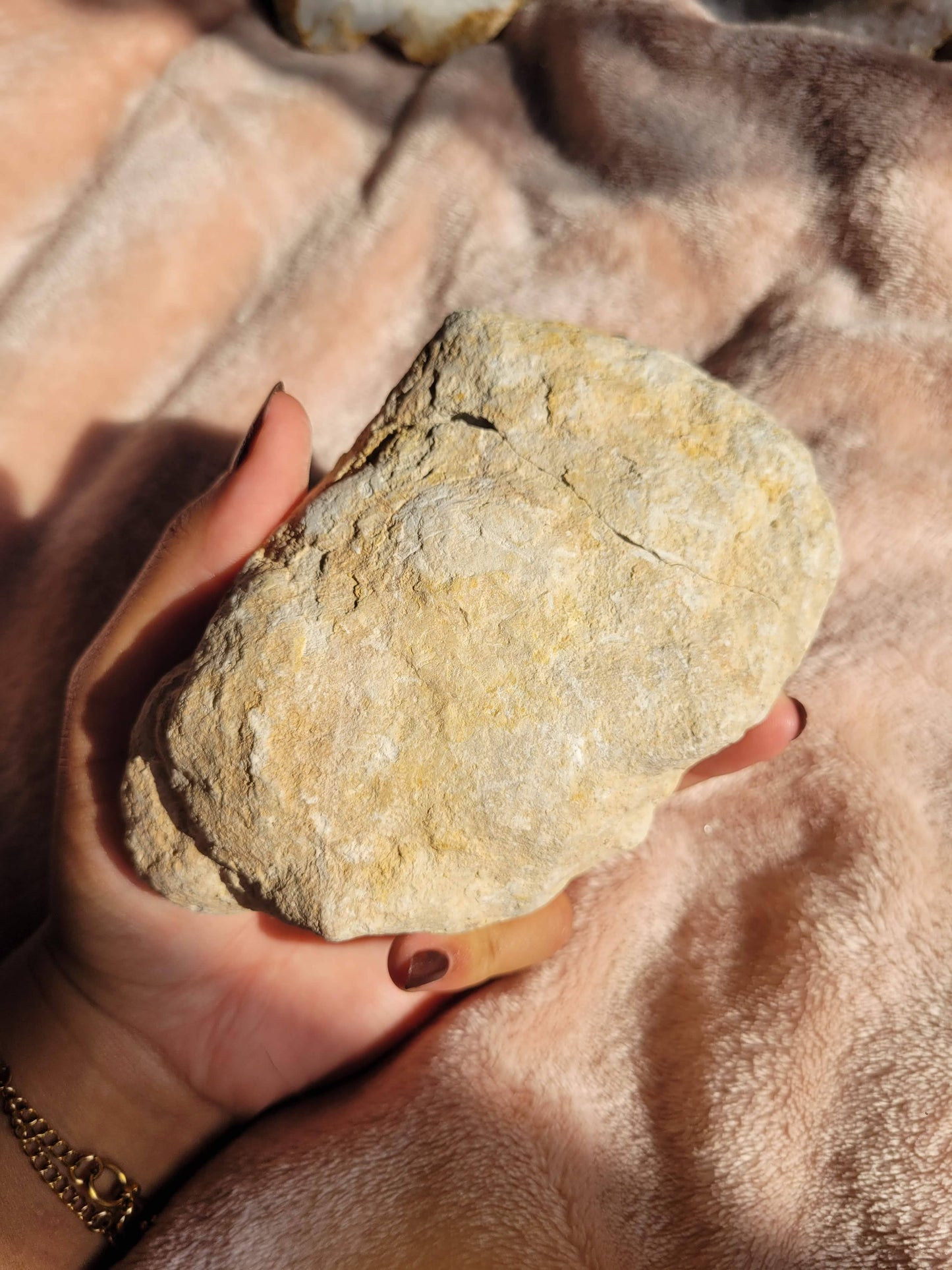 Snowy Clear Quartz Geode