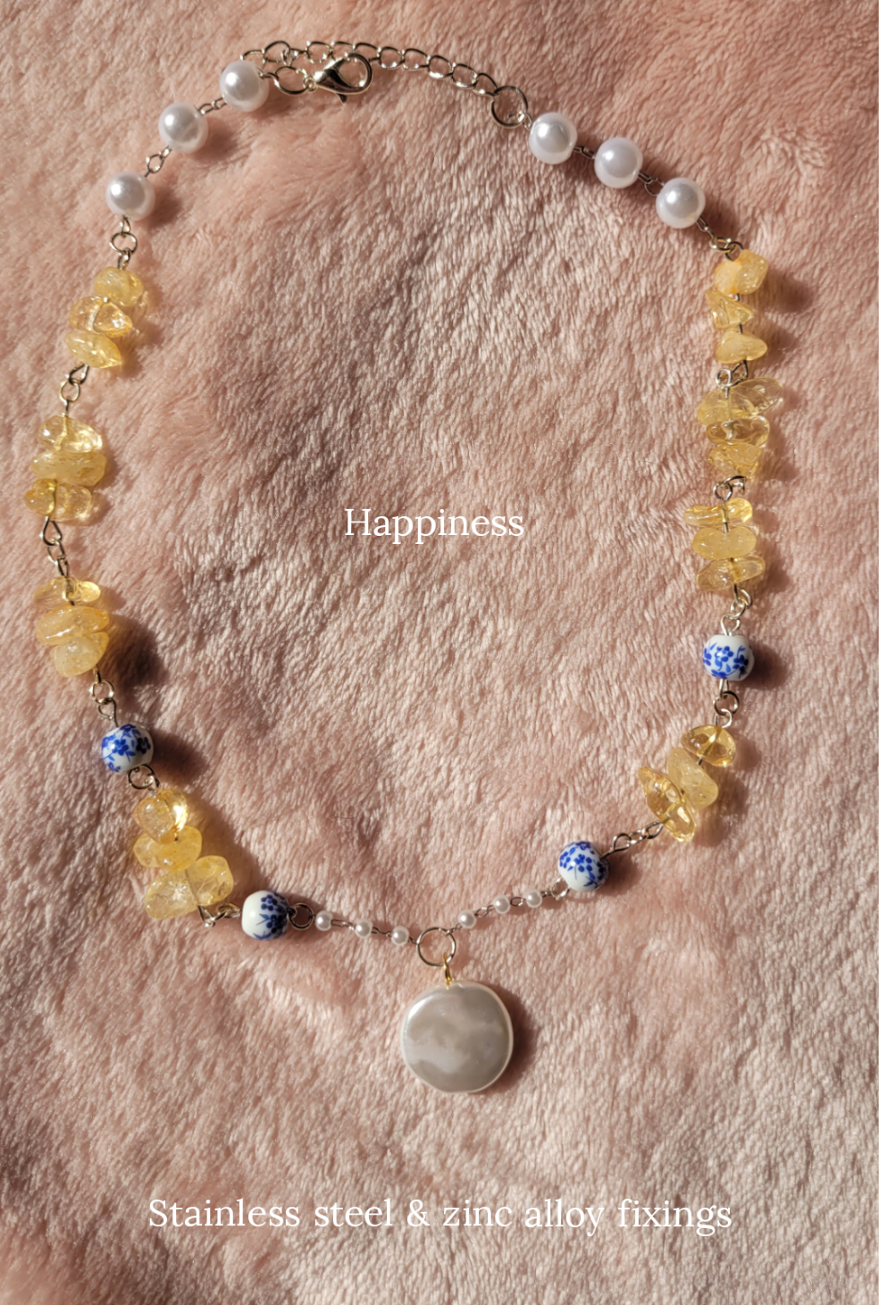Blue China: Sunshine Necklace ~ Happiness