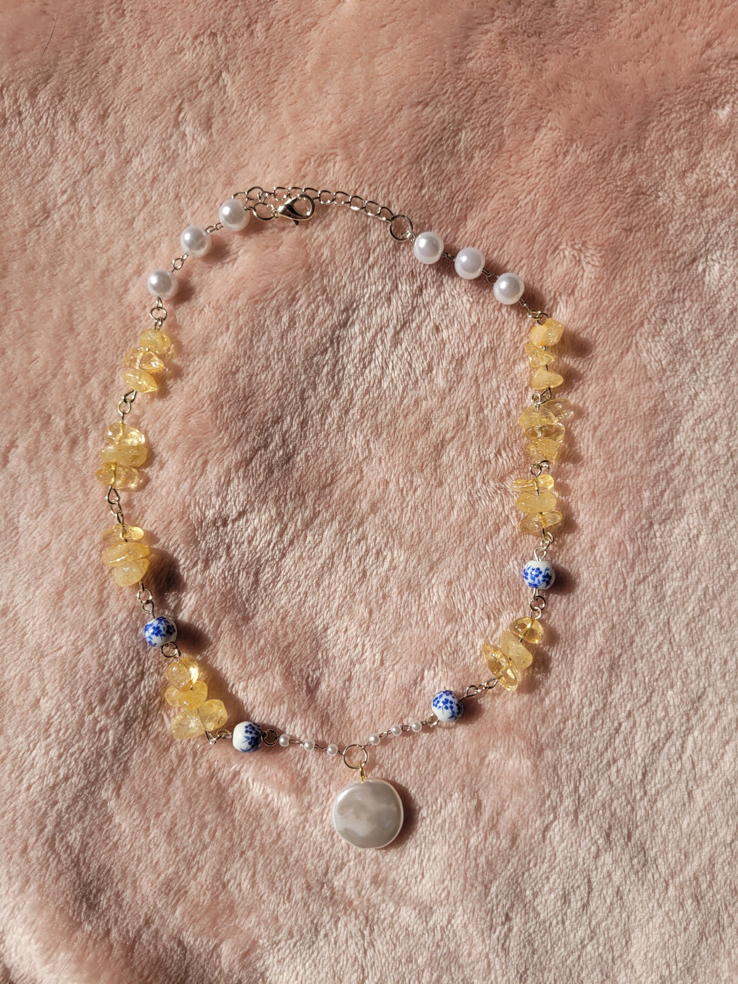 Blue China: Sunshine Necklace ~ Happiness