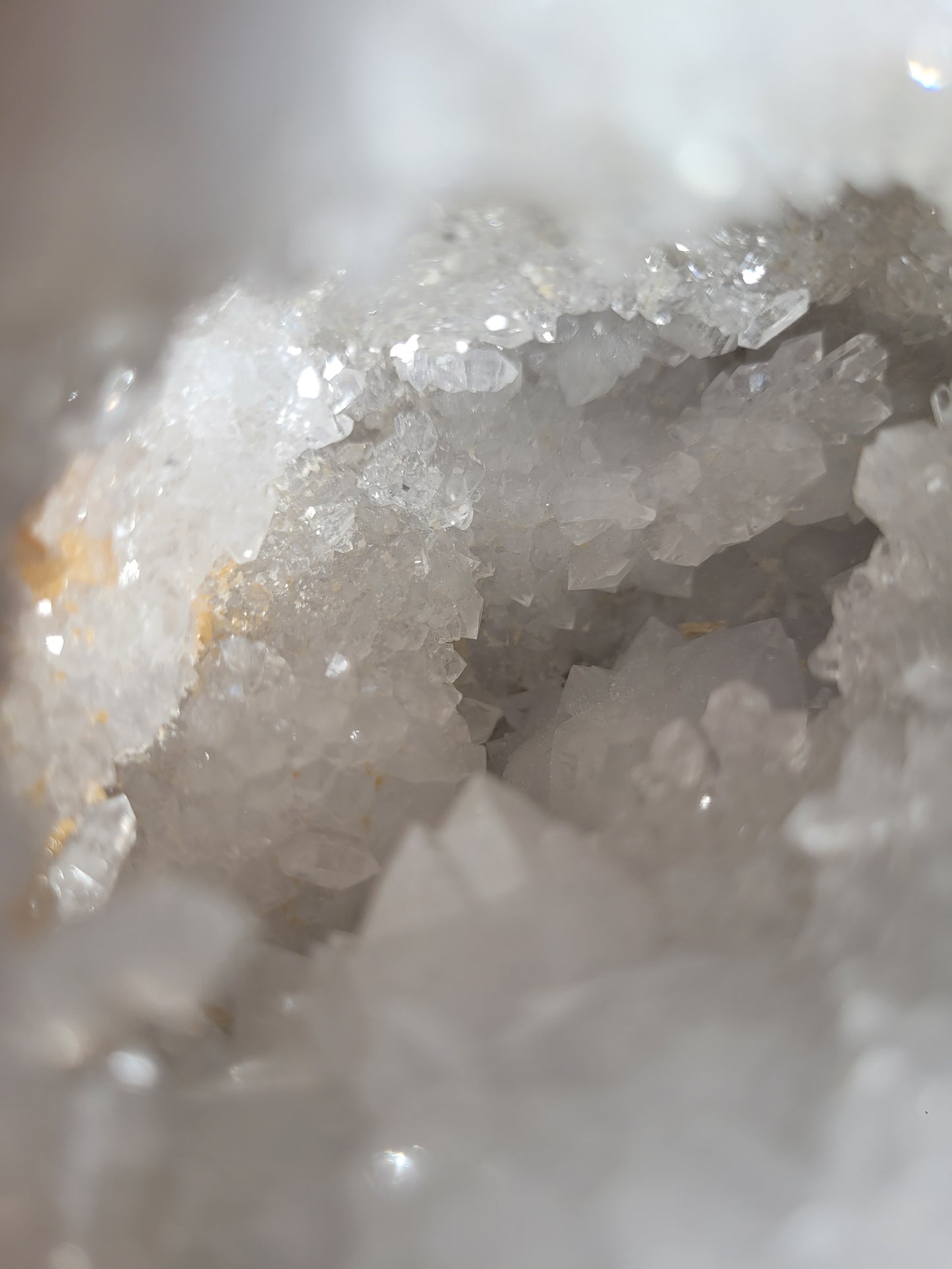 Double Clear Quartz Geode