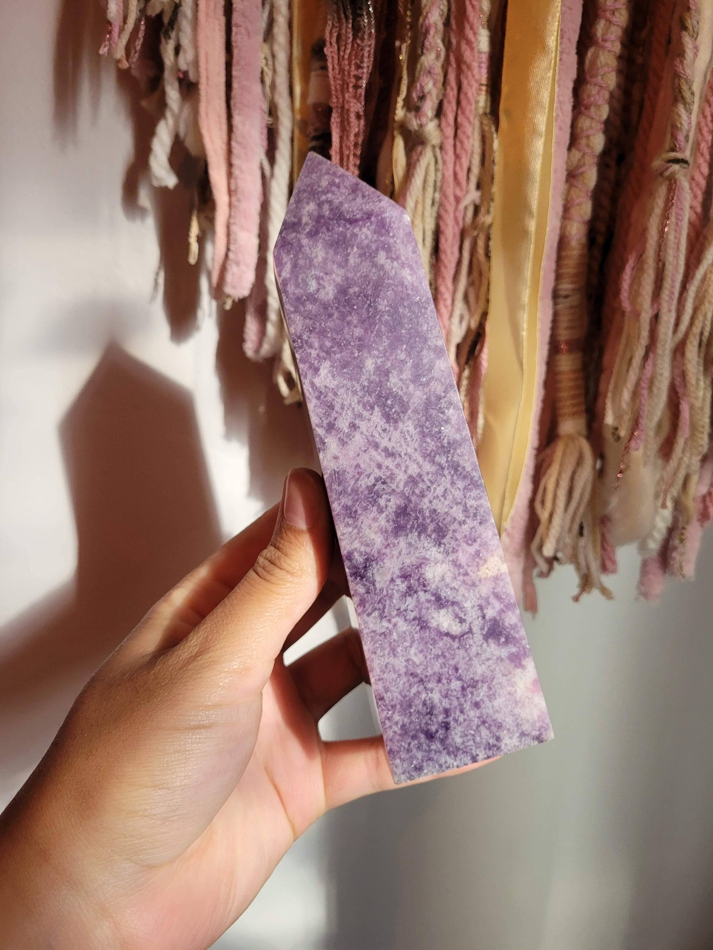 Lepidolite Obelisk