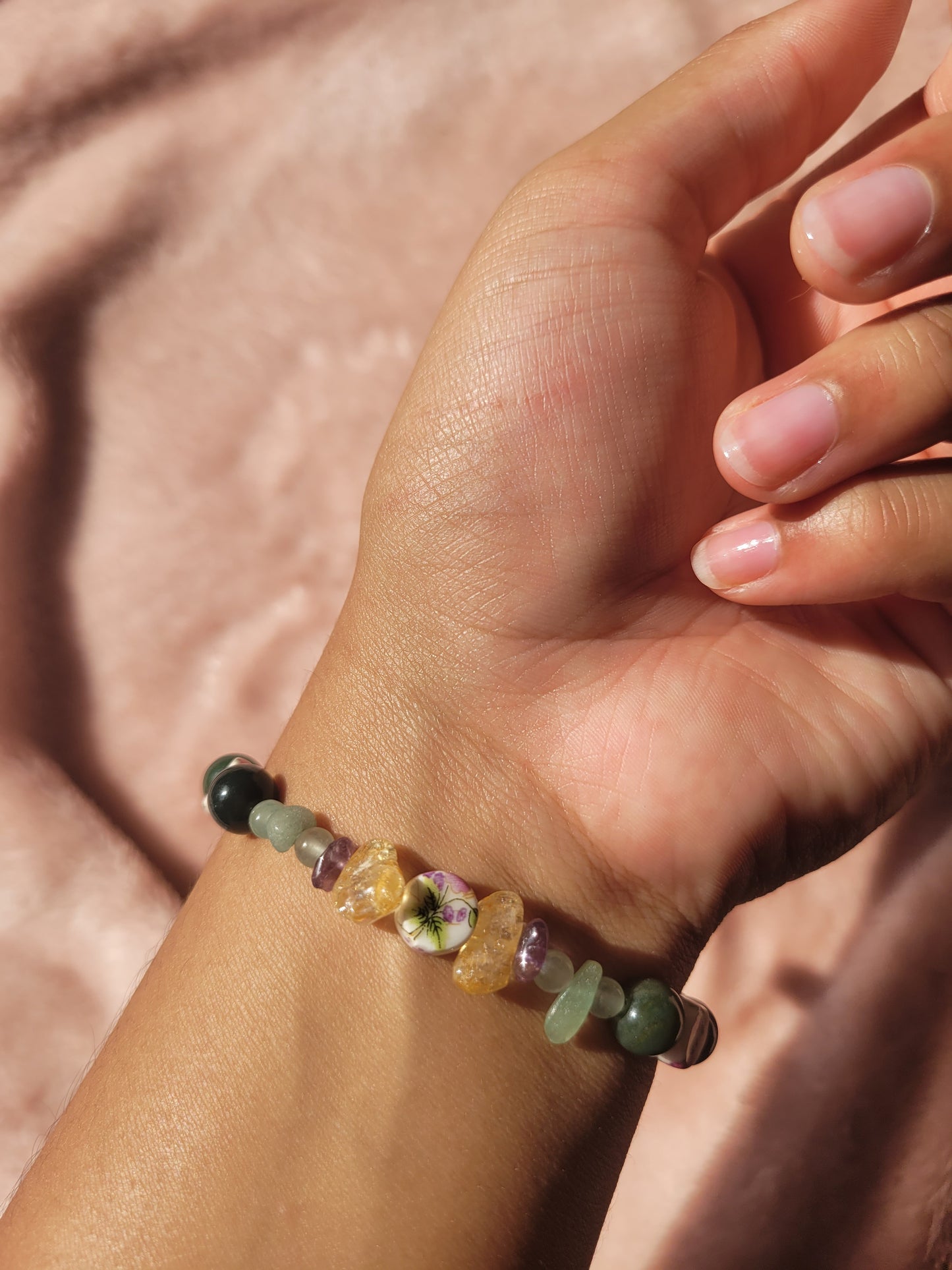 Motley Bloom: Bracelet ~ Happiness, Growth, Calm & Prosperity