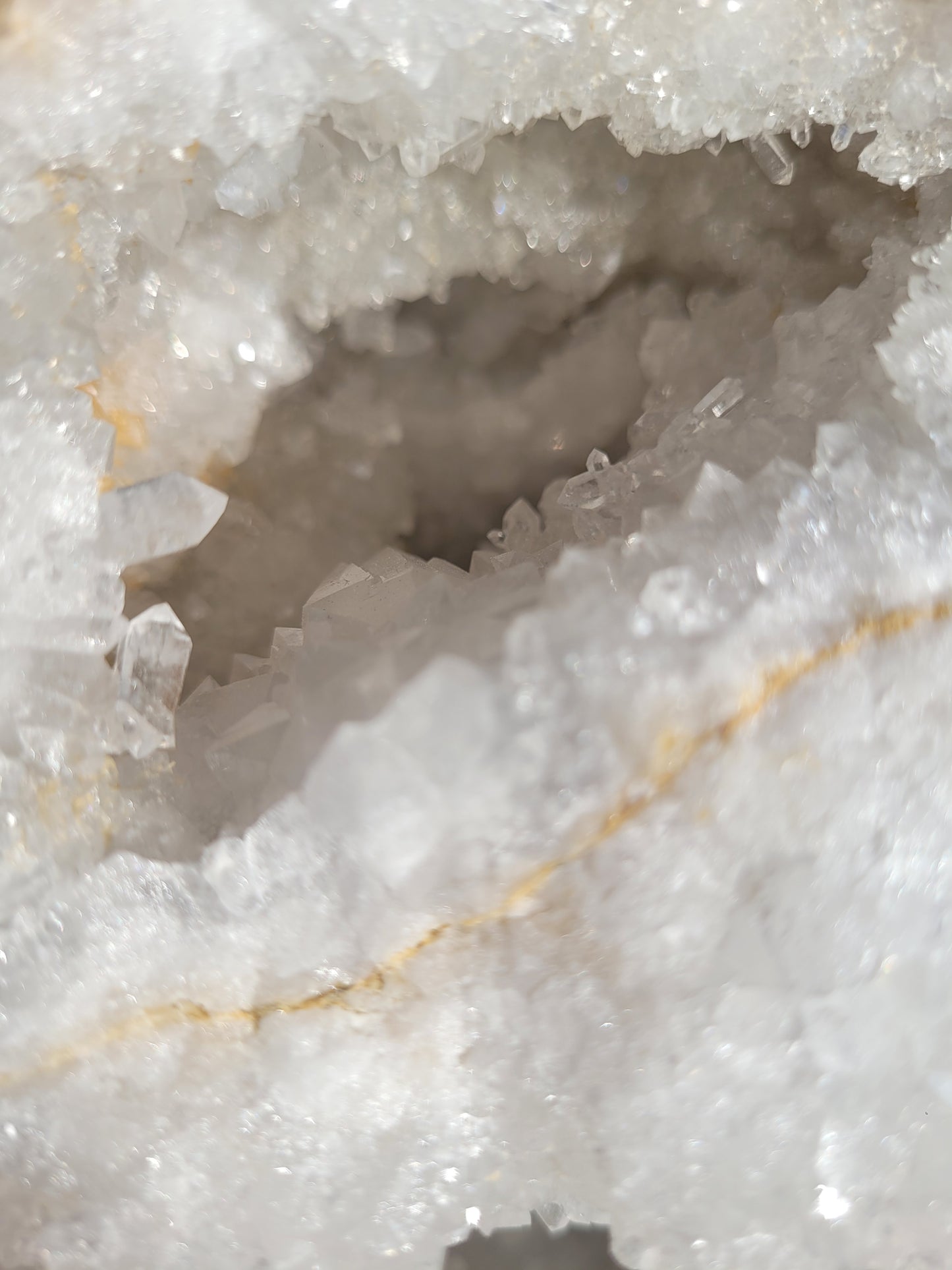 Double Clear Quartz Geode
