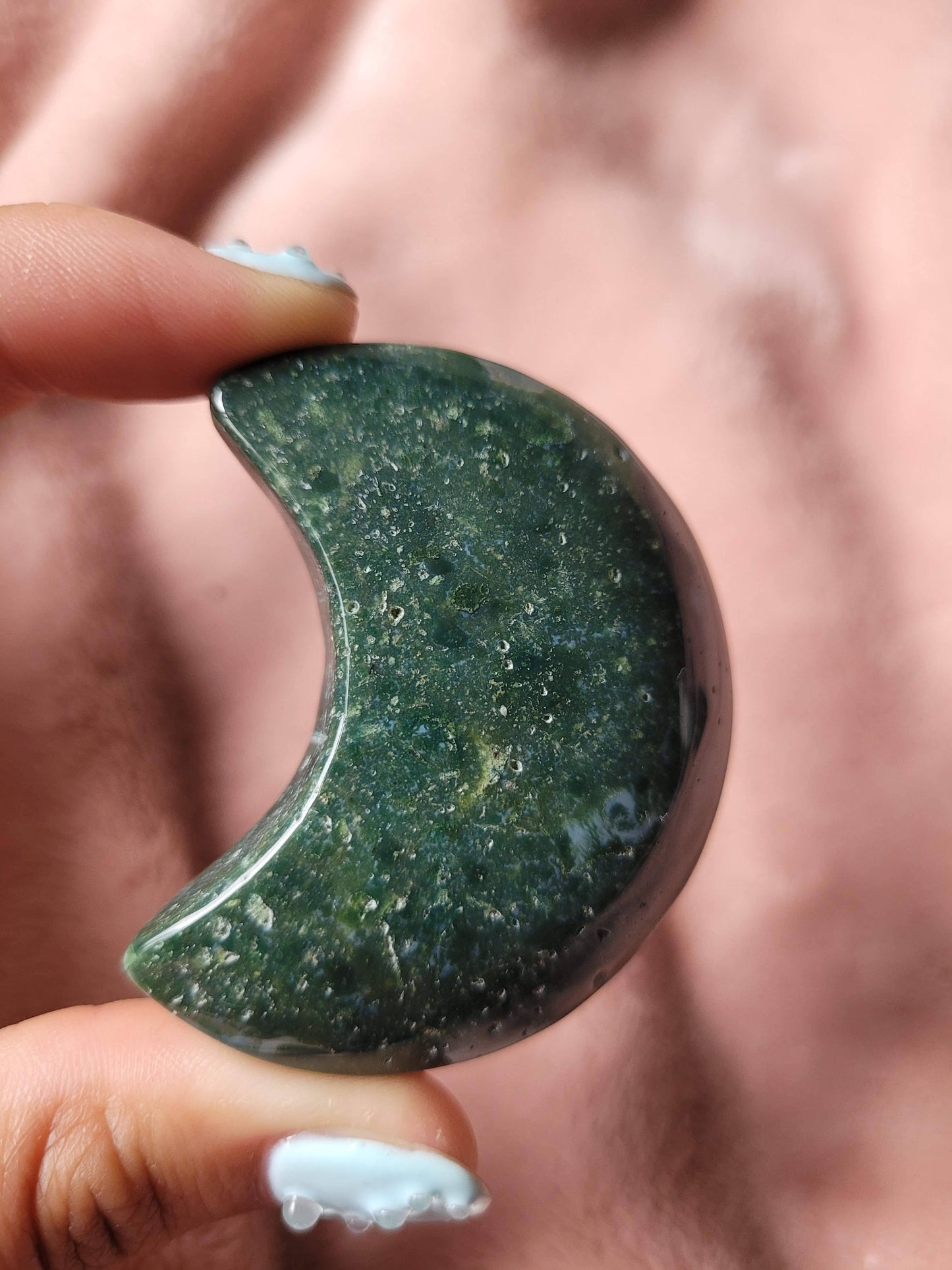 Moss Agate Moon