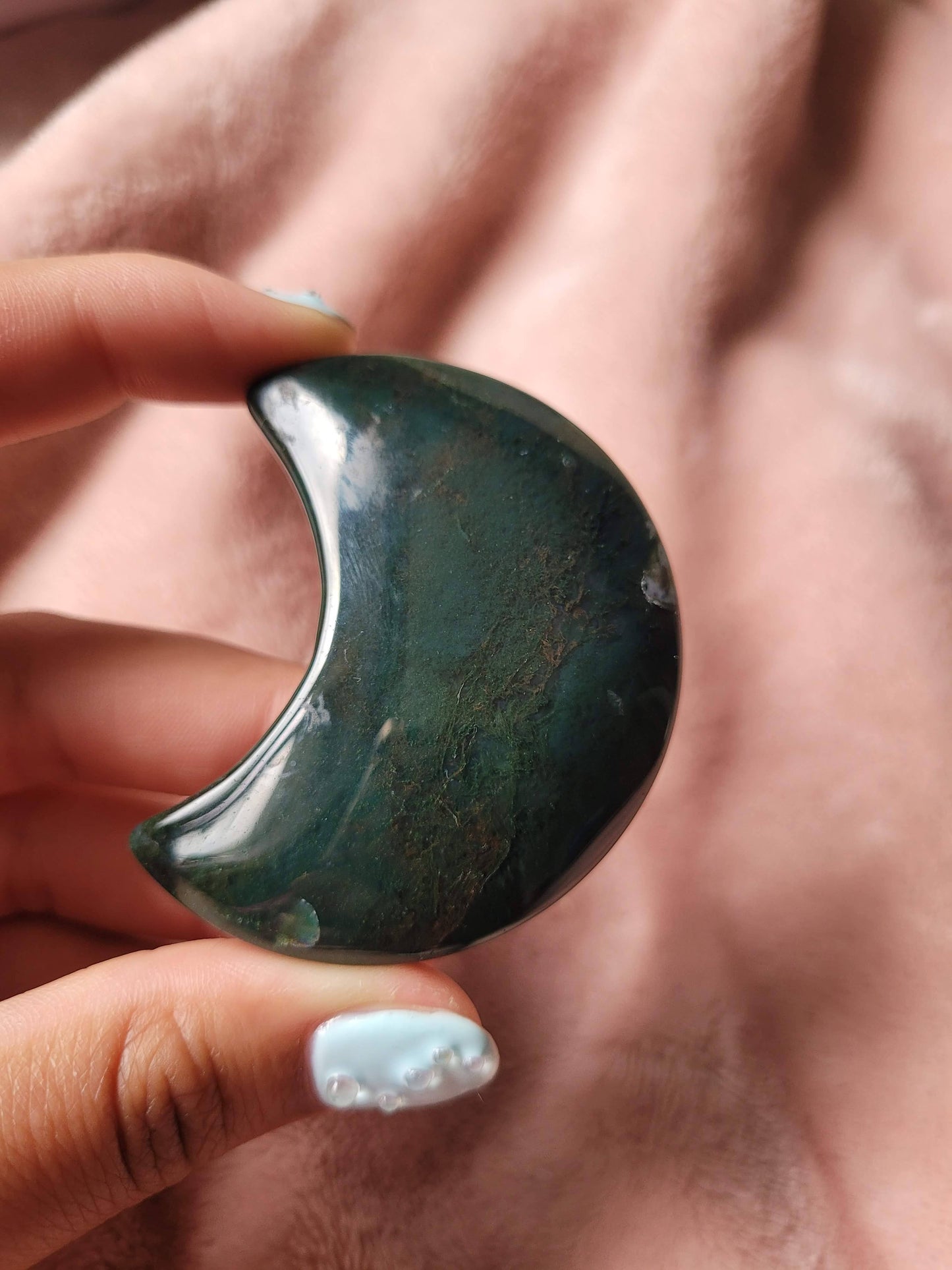 Moss Agate Moon