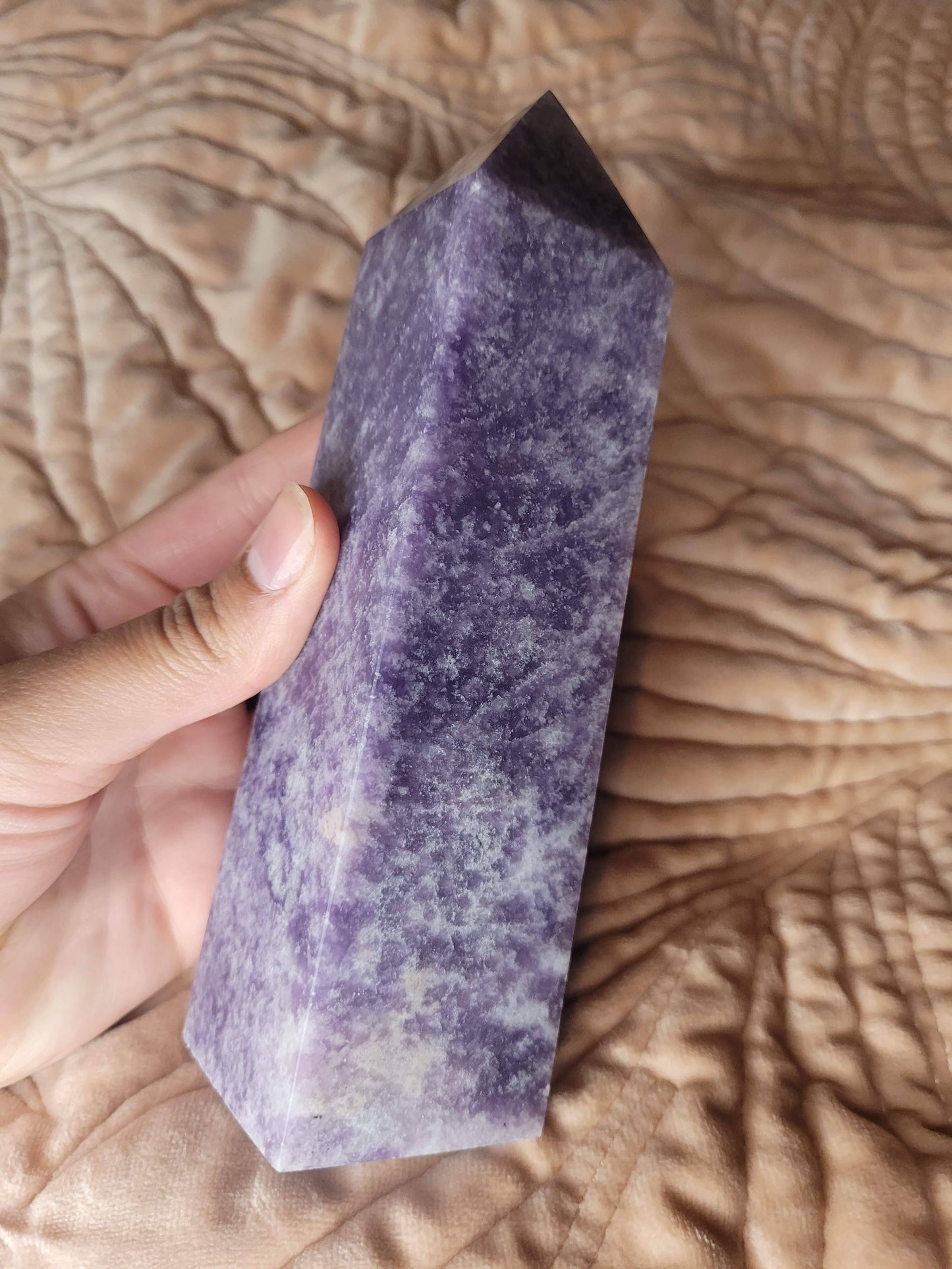 Lepidolite Obelisk