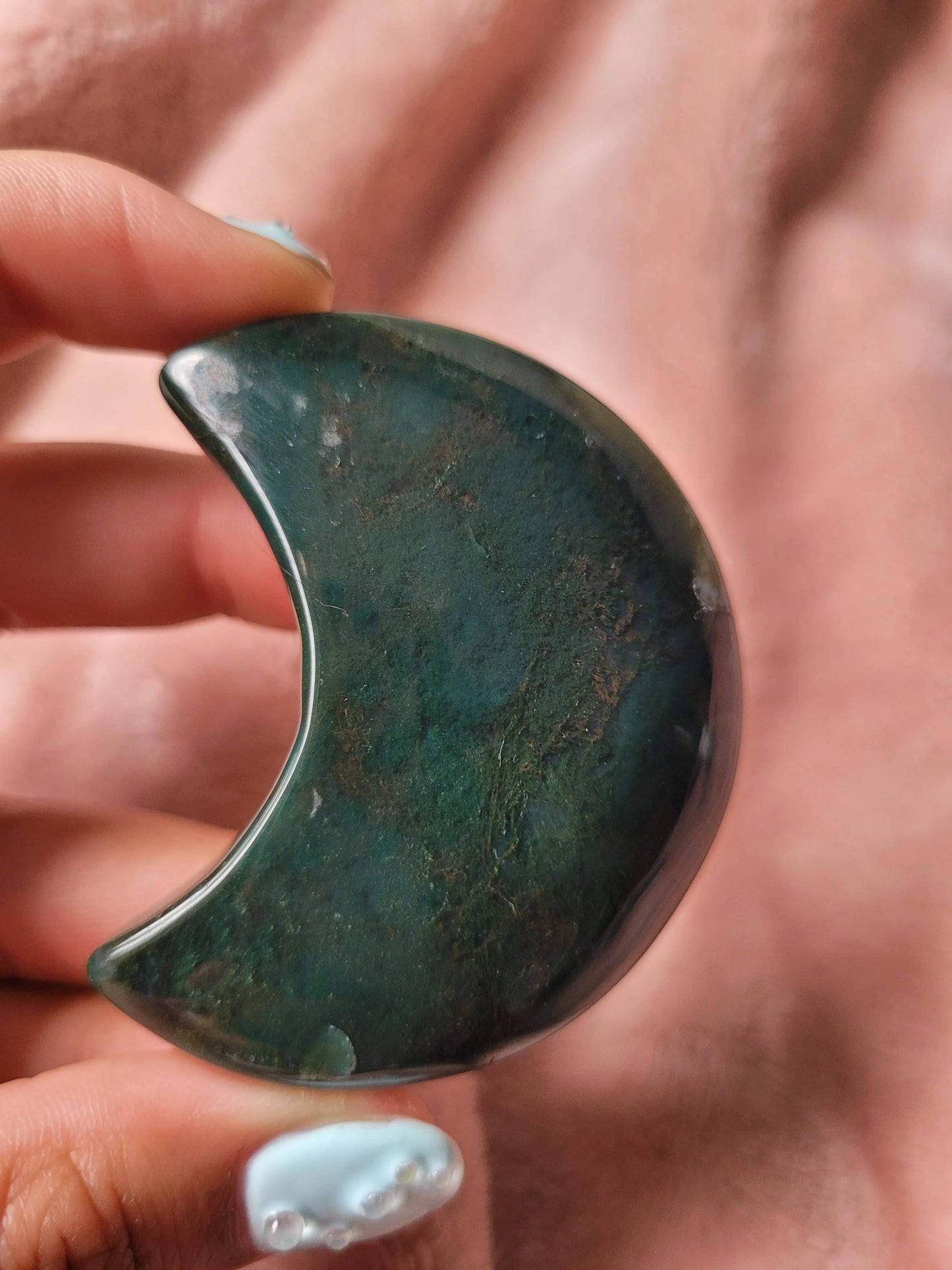Moss Agate Moon