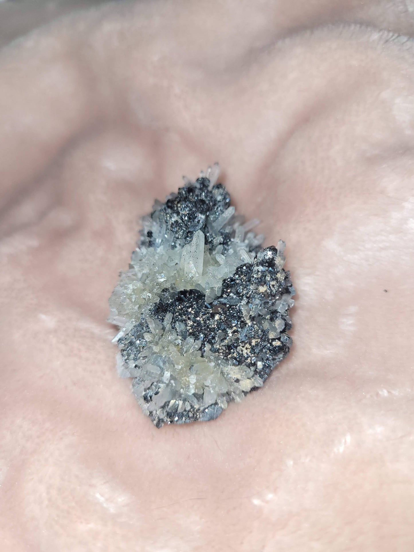 Needle Quartz, Pyrite & Sphalerite Raw