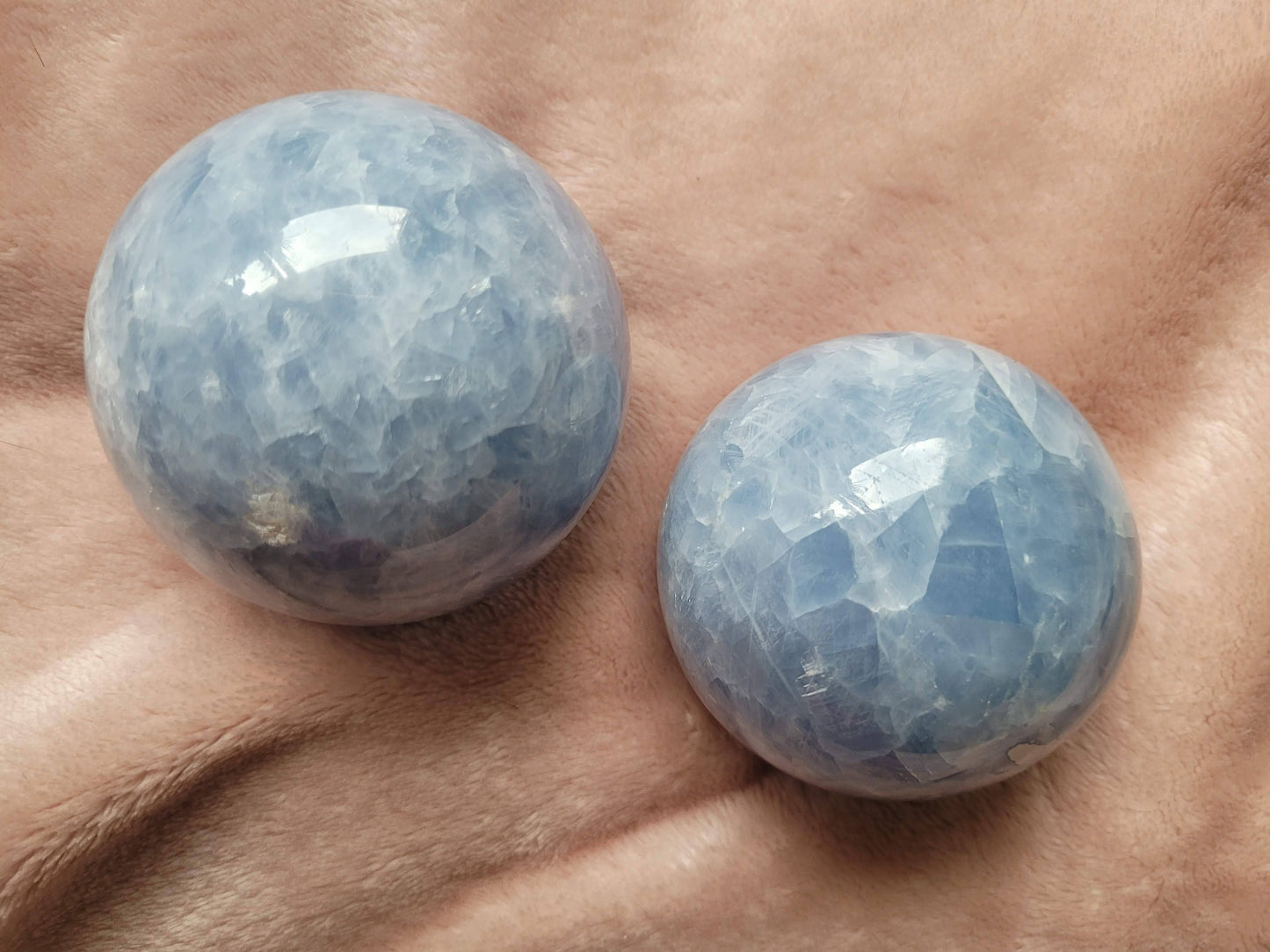 Blue Calcite sphere