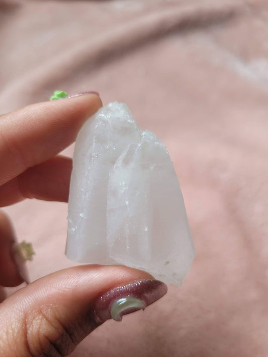 Clear Quartz double point