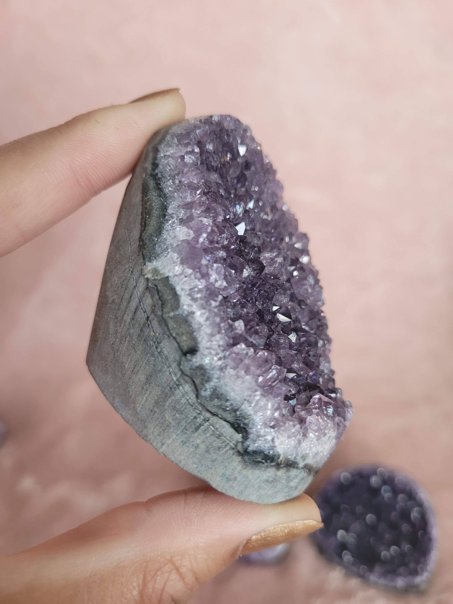 Amethyst standing cutbase