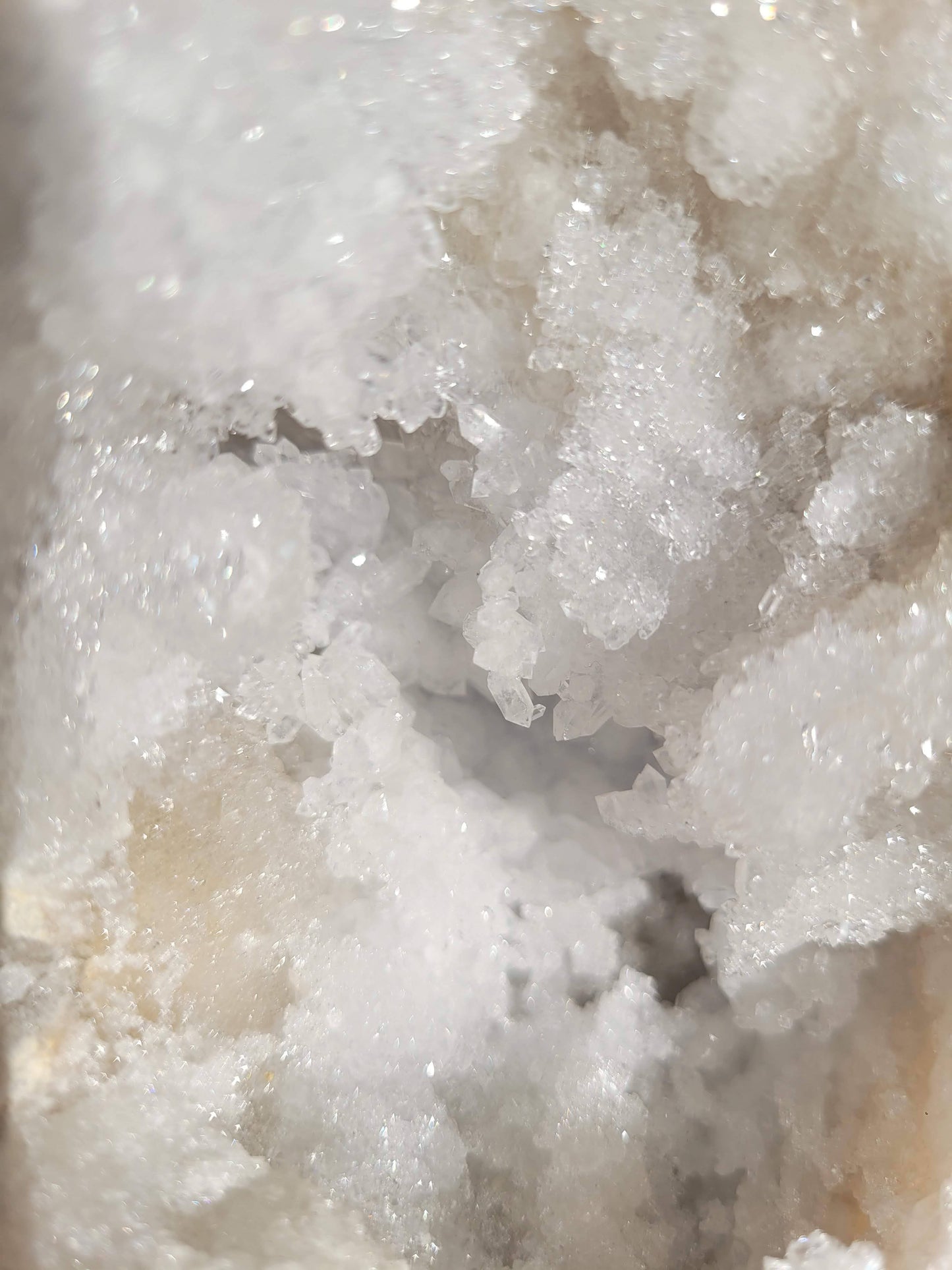 Sugary Clear Quartz Geode