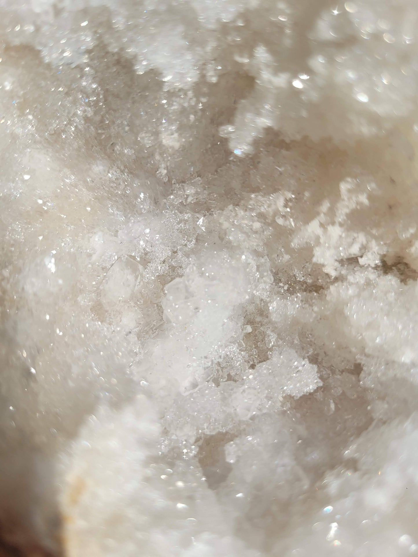 Sugary Clear Quartz Geode