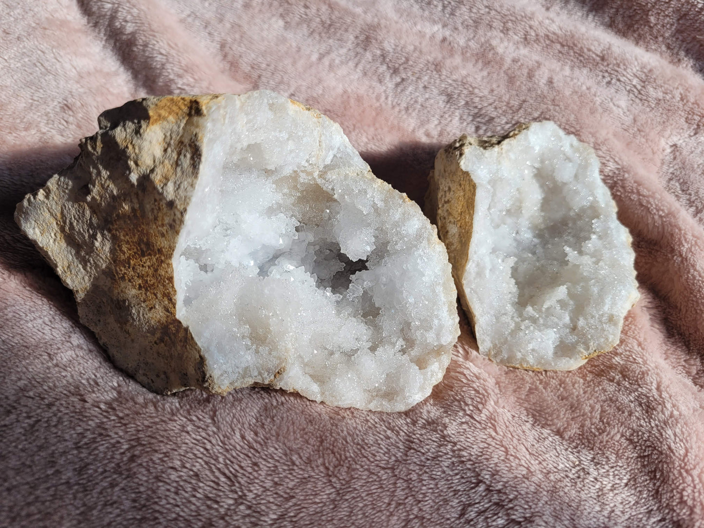 Sugary Clear Quartz Geode
