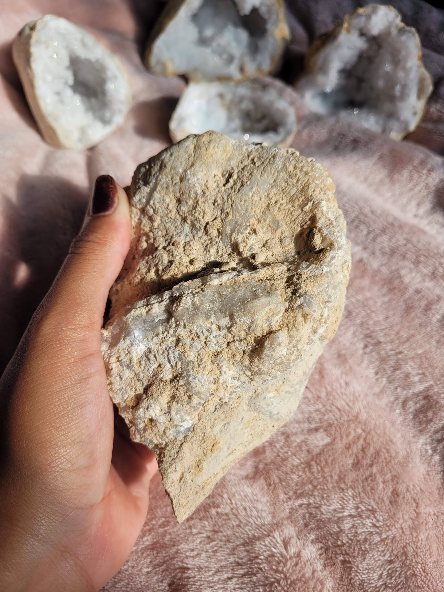 Sugary Clear Quartz Geode