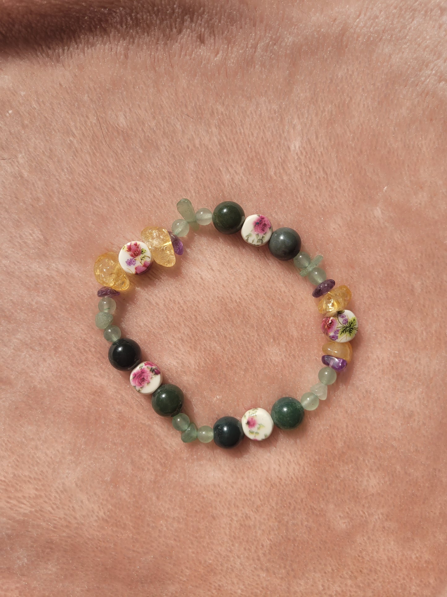 Motley Bloom: Bracelet ~ Happiness, Growth, Calm & Prosperity
